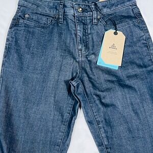 prAna Kayla High Rise Jeans Womens 0 Short Gray Wash Organic Stretch Denim